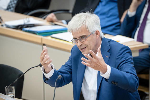 Olaf Meister, Abgeordneter Bündnis 90 Die Grünen, Grüne Partei;Landtagssitzung Oktober 2026 (II) Sondersitzung auf Antrag von AfD und BSW zum Thema Frieden in der Ukraine schaffen, Magdeburg Sachsen-Anhalt Deutschland Landtag