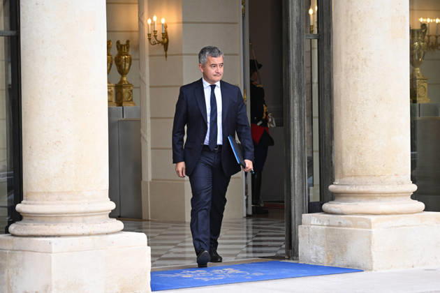 Weekly Cabinet Meeting at the Elysee Palace French Minister of Justice Gerald Darmanin leaves after the weekly cabinet meeting (Conseil des ministres) at the Elysee Palace in Paris, France, on October 14, 2026. Photo by Tomas Stevens ABACAPRESS.COM Paris France  Copyright: xStevensxTomas ABACAx