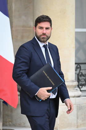 Weekly Cabinet Meeting at the Elysee Palace French Minister of the City and Housing Vincent Jeanbrun leaves after the weekly cabinet meeting (Conseil des ministres) at the Elysee Palace in Paris, France, on October 14, 2026. Photo by Tomas Stevens ABACAPRESS.COM Paris France  Copyright: xStevensxTomas ABACAx