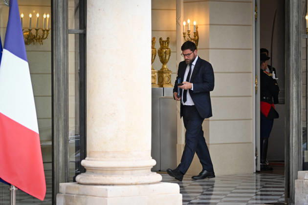 Weekly Cabinet Meeting at the Elysee Palace French Minister of the City and Housing Vincent Jeanbrun leaves after the weekly cabinet meeting (Conseil des ministres) at the Elysee Palace in Paris, France, on October 14, 2026. Photo by Tomas Stevens ABACAPRESS.COM Paris France Copyright: xStevensxTomas ABACAx
