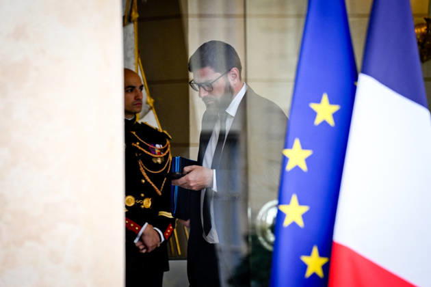 Weekly Cabinet Meeting at the Elysee Palace French Minister of the City and Housing Vincent Jeanbrun leaves after the weekly cabinet meeting (Conseil des ministres) at the Elysee Palace in Paris, France, on October 14, 2026. Photo by Tomas Stevens ABACAPRESS.COM Paris France Copyright: xStevensxTomas ABACAx