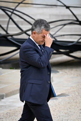 Weekly Cabinet Meeting at the Elysee Palace French Minister of Justice Gerald Darmanin leaves after the weekly cabinet meeting (Conseil des ministres) at the Elysee Palace in Paris, France, on October 14, 2026. Photo by Tomas Stevens ABACAPRESS.COM Paris France Copyright: xStevensxTomas ABACAx