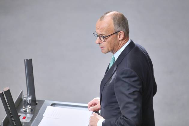 Berlin, Deutschland, 14.10.2026: Deutscher Bundestag: 101. Bundestagssitzung: Bundeskanzler Friedrich Merz (CDU) bei Abgabe einer Regierungserklärung Copyright: xdtsxNachrichtenagenturx dts_138745