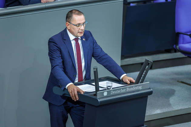 Bundestag Tino Chrupalla (AfD) im Deutschen Bundestag am 14.10.26 in Berlin. Berlin Berlin Deutschland Bundestag