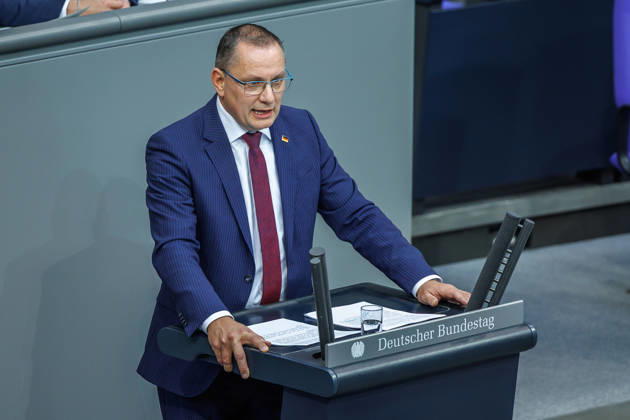 Bundestag Tino Chrupalla (AfD) im Deutschen Bundestag am 14.10.26 in Berlin. Berlin Berlin Deutschland Bundestag