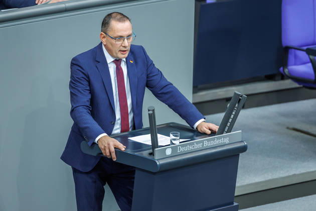 Bundestag Tino Chrupalla (AfD) im Deutschen Bundestag am 14.10.26 in Berlin. Berlin Berlin Deutschland Bundestag