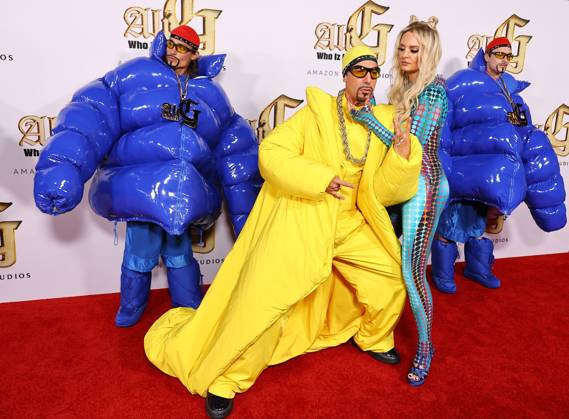 The World Premiere of ALI WHO: IZ I? in Los Angeles The World Premiere of ALI WHO: IZ I? at Legion Theater in Hollywood, California on 10 14 26. 14 Oct 2026 Pictured: Sacha Baron Cohen, Morgana Robinson.  Copyright: xThexMegaxAgencyxRiverx xMEGAx