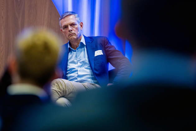 Norsk Industri Offshore sitt apne medlemsmote Oslo 20261015. Bjarne Schieldrop, sjefanalytiker i SEB, pa Norsk Industri Offshore sitt apne medlemsmote i Naeringslivets hus. Foto: Stian Lysberg Solum NTB Oslo Norge 2EUHm5dClAE EDITORIAL USE ONLY Ref:_BUS2EUHm5dClAE.jpg Copyright: xStianxLysbergxSolumx xNTBx