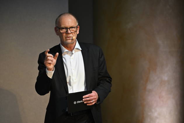 STOCKHOLM, SWEDEN 20261015 Anders Ynnerman, Chairman of the Board of Sferical AI, during the Sferical One event organized by Nvidia at Eric Ericsonhallen on Thursday STOCKHOLM SWEDEN x10040x  Copyright: xAndersxWiklund TTx SFERICAL ONE NVIDIA zxv4neUJjlw