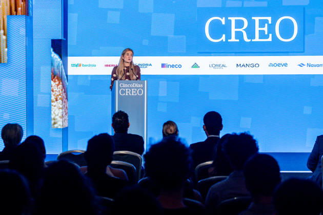 Second Day of the CREO Forum The Third Vice President and Minister for Ecological Transition, Sara Aagesen, during the third edition of the CREO Forum at the Westin Palace Hotel in Madrid on October 15, 2026, in Madrid, Spain. The forum, organized by the newspaper Cinco Días, is being held on October 14 and 15 under the acronym that defines its core values: Growth, Responsibility, Excellence, and Opportunity. October 15, 2026, Spain Copyright: xRicardoxRubiox 7847739