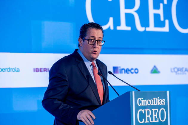 Second Day of the CREO Forum Oscar Arce, Chief Economic Officer at Banco Europeo, speaks during the third edition of the CREO Forum at the Westin Palace Hotel in Madrid on October 15, 2026, in Madrid, Spain. The forum, organized by the newspaper Cinco Días, is being held on October 14 and 15 under the acronym that defines its core values: Growth, Responsibility, Excellence, and Opportunity. October 15, 2026, Madrid, Spain Copyright: xRicardoxRubiox 7847854