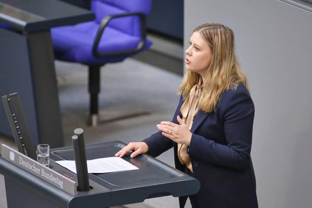 Berlin, Deutschland, 15.10.2026: Deutscher Bundestag: 102. Bundestagssitzung: Daniela Rump, SPD Copyright: xdtsxNachrichtenagenturx dts_139258
