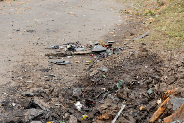 Russian attack towards civilian infrastructure in Ukraine’s Poltava DNIPRO, UKRAINE - OCTOBER 15: (----EDITORIAL USE ONLY - MANDATORY CREDIT - DNIPROPETROVSK REGIONAL MILITARY ADMINISTRATION OF UKRAINE HANDOUT - NO MARKETING NO ADVERTISING CAMPAIGNS - DISTRIBUTED AS A SERVICE TO CLIENTS---- HANDOUT - NO MARKETING NO ADVERTISING CAMPAIGNS - DISTRIBUTED AS A SERVICE TO CLIENTS----) A view of the destruction after the Russian combined attack towards civilian infrastructure and damaged a school building, an apartment building, three private houses, an administrative building, and four vehicles on Poltava, Ukraine on October 15, 2026. Dnipropetrovsk Regional Military Anadolu Dnipropetrovs ka Oblast Ukraine. Editorial use only. Please get  Copyright: x2026xAnadoluxDnipropetrovskxRegionalxMilitaryx