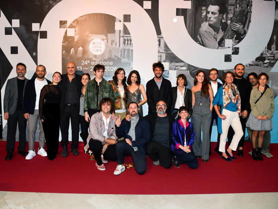IPA89729040 - Roma Cinema Fest 2026. Night 3 Red Carpet for the film Idda. Pictured: The cast  Copyright: xVincenzoxLandix xPoolxRomaxFilmxFestx2026x IPA89729040