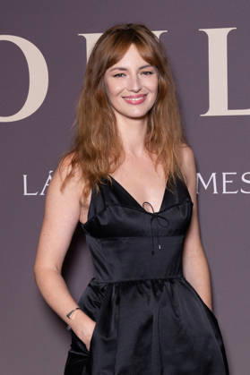 Moulin Paris Film Premiere Louise Bourgoin attends Moulin Paris Film Premiere at Max Linder on October 15, 2026 in Paris, France. Photo by Nasser Berzane ABACAPRESS.COM Paris France  Copyright: xBerzanexNasser ABACAx