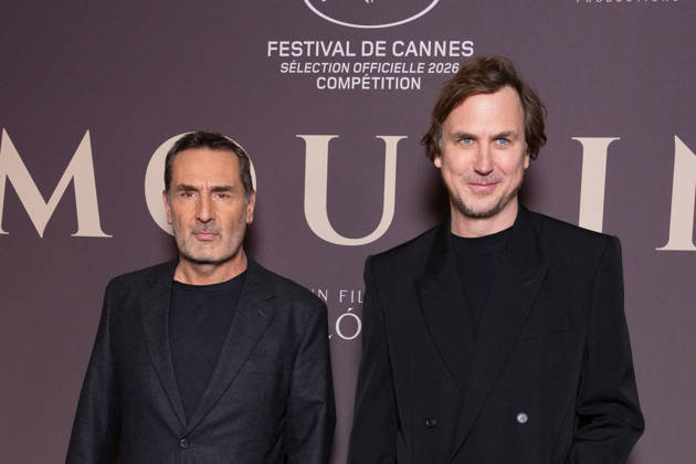 Moulin Paris Film Premiere Gilles Lellouche, Lars Eidinger attends Moulin Paris Film Premiere at Max Linder on October 15, 2026 in Paris, France. Photo by Nasser Berzane ABACAPRESS.COM Paris France  Copyright: xBerzanexNasser ABACAx