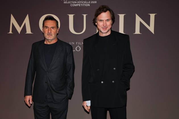 Gilles Lellouche and Lars Eidinger attend the Moulin Paris premiere on October 15, 2026, in Paris 460498, October 15, 2026, Paris, France  Copyright: xLionelxGuericolasx xStarfacex STAR_460498_097