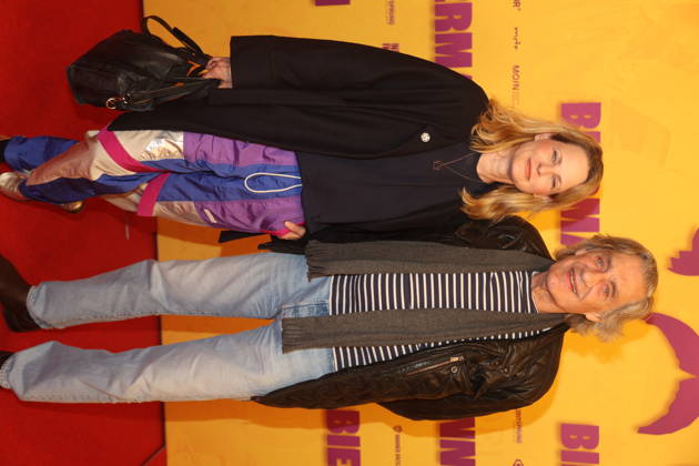 Antje Riis und Winfried Glatzeder bei der Premiere des Dokumentarfilms Biermann im Kino International. Berlin, 15.10.2026 Copyright: xAgenturxMatthiasxWehnertx xM.xGränzdörferx