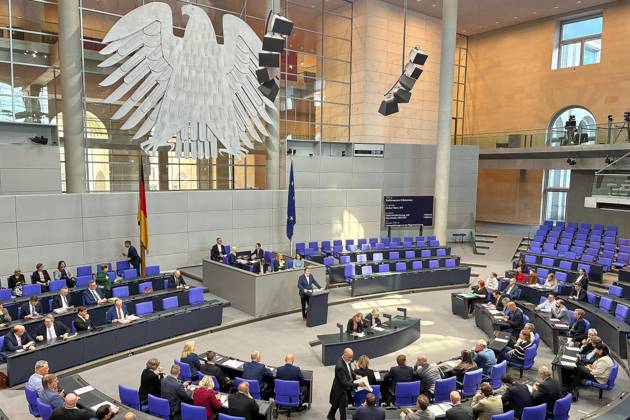 Berlin, Deutschland, 16.10.2026: Deutscher Bundestag: 103. Bundestagssitzung: Blick ins Plenum mit den Fraktionen. Copyright: xdtsxNachrichtenagenturx dts_139378