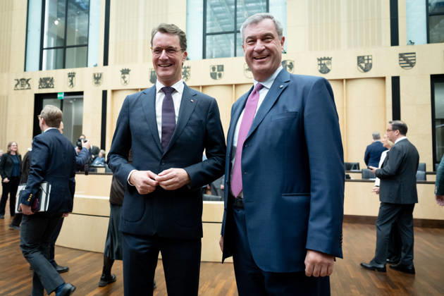 Sitzung, Bundesrat, Markus Söder, Hendrik Wüst Sitzung, Bundesrat, Berlin, Ministerpräsident, Markus Söder, Hendrik Wüst Berlin Berlin GER