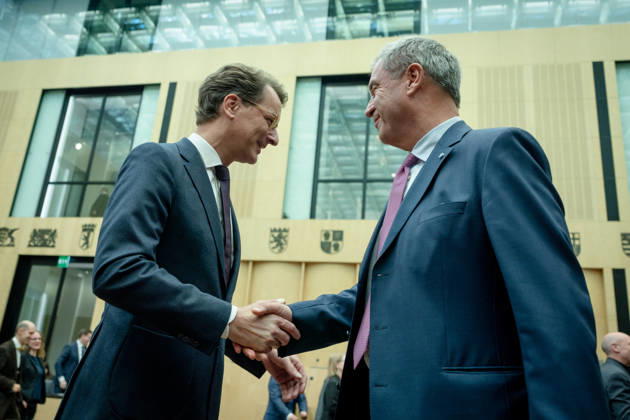 Sitzung, Bundesrat, Markus Söder, Hendrik Wüst Sitzung, Bundesrat, Berlin, Ministerpräsident, Markus Söder, Hendrik Wüst Berlin Berlin GER