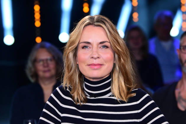 Jessy Wellmer during the NDR Talk Show on October 16, 2026 at NDR Studio Lokstedt in Hamburg, Germany NDR Talk Show in Hamburg, Germany