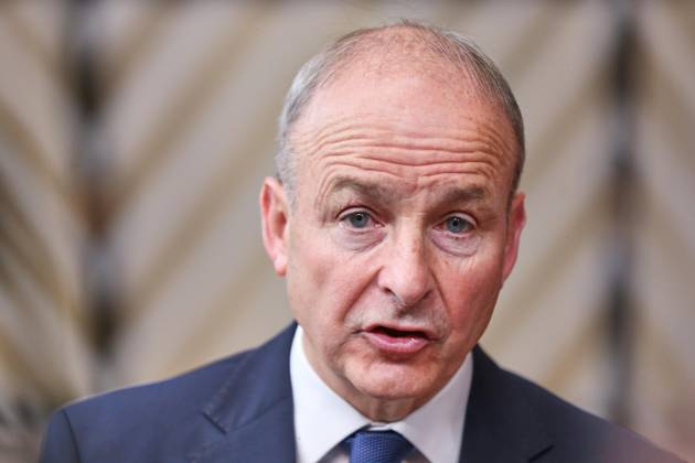 Brüssel, Belgien, 16.10.2026: Europa-Gebäude: EU-Gipfel: Micheál Martin, Regierungschef von Irland Copyright: xdtsxNachrichtenagenturx dts_139433