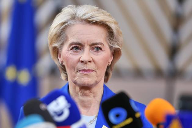 Brüssel, Belgien, 16.10.2026: Europa-Gebäude: EU-Gipfel: Ursula von der Leyen, Präsidentin der Europäischen Kommission Copyright: xdtsxNachrichtenagenturx dts_139437