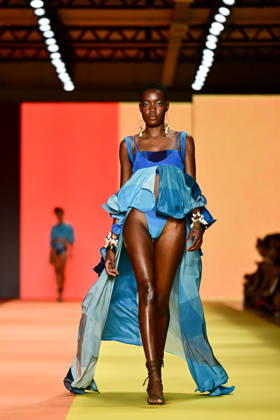 SãO PAULO, SP - 16.10.2026: SPFW N61 - Amir Slama brand fashion show, at SPFW N61, (São Paulo Fashion Week) this Friday (16), at Pavilhão das Culturas Brasileiras (PACUBRA), Parque do Ibirapuera, São Paulo, SP. x3033258x  RobertoxCasimiro