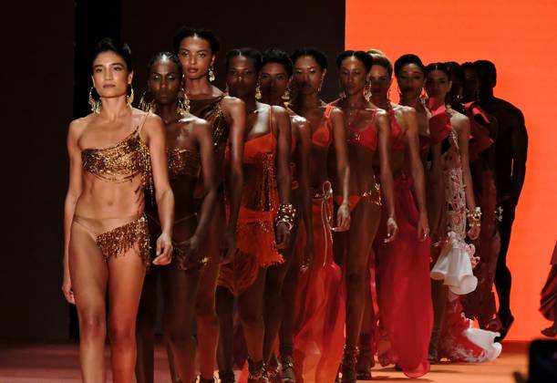 RECORD DATE NOT STATED movement during SPFW Sao Paulo (SP), 10 16 2026 - Fashion SPFW N61 Backstage - Activity on the fourth day of Sao Paulo Fashion Week at Pacubra in Ibirapuera, Sao Paulo, this Friday, October 16, 2026.(Foto: Leandro Chemalle Thenews2 imago images) movement during SPFW  Copyright: xLeandroxChemallex