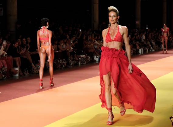 RECORD DATE NOT STATED movement during SPFW Sao Paulo (SP), 10 16 2026 - Fashion SPFW N61 Backstage - Activity on the fourth day of Sao Paulo Fashion Week at Pacubra in Ibirapuera, Sao Paulo, this Friday, October 16, 2026.(Foto: Leandro Chemalle Thenews2 imago images) movement during SPFW  Copyright: xLeandroxChemallex