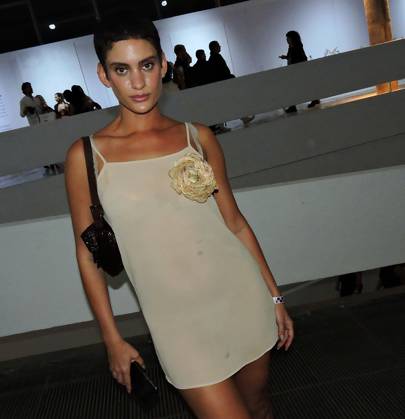 RECORD DATE NOT STATED movement during SPFW Sao Paulo (SP), 10 16 2026 - Fashion SPFW N61 Backstage - Laura Fernandez, former daughter-in-law of Preta Gil, during the fourth day of Sao Paulo Fashion Week at Pacubra in Ibirapuera, Sao Paulo, this Friday, October 16, 2026.(Foto: Leandro Chemalle Thenews2 imago images) movement during SPFW  Copyright: xLeandroxChemallex