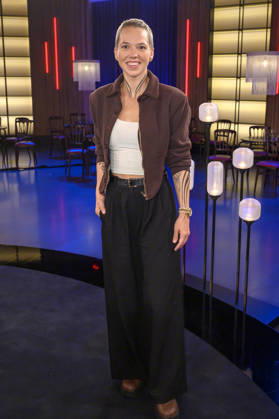 Stefanie Heinzmann bei der Aufzeichnung der WDR-Talkshow Kölner Treff im WDR Studio BS 3. Köln, 16.10.2026
