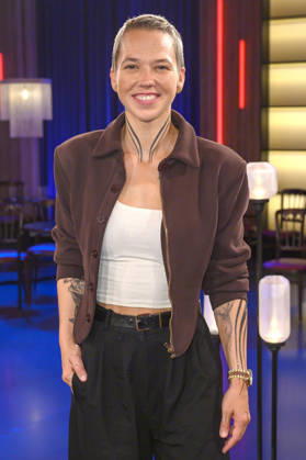 Stefanie Heinzmann bei der Aufzeichnung der WDR-Talkshow Kölner Treff im WDR Studio BS 3. Köln, 16.10.2026