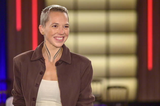 Stefanie Heinzmann bei der Aufzeichnung der WDR-Talkshow Kölner Treff im WDR Studio BS 3. Köln, 16.10.2026