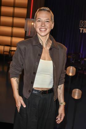 ABB KOELNERTREFF- Stefanie Fabienne Heinzmann Schweizer Pop und Soulsaengerin zu Gast in der WDR Talkshow Koelner Treff aus dem Studio Boecklemuend am 16.10.2026 in Koeln Hamburg Deutschland