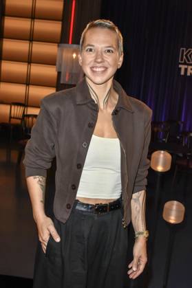 ABB KOELNERTREFF- Stefanie Fabienne Heinzmann Schweizer Pop und Soulsaengerin zu Gast in der WDR Talkshow Koelner Treff aus dem Studio Boecklemuend am 16.10.2026 in Koeln Hamburg Deutschland