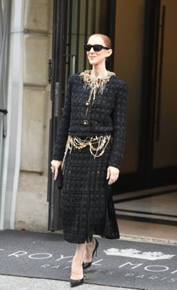 Celine Dion Leaves Her Hotel For Her Last Concert in Paris - France Celine Dion spend time with fans before her last concert in Paris, at hotel Royal Monceau in Paris, France on October 17, 2026. Photo by Florian Poitout ABACAPRESS.COM Paris France  Copyright: xPoitoutxFlorian ABACAx