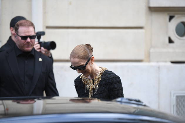 Celine Dion Leaves Her Hotel For Her Last Concert in Paris - France Celine Dion spend time with fans before her last concert in Paris, at hotel Royal Monceau in Paris, France on October 17, 2026. Photo by Florian Poitout ABACAPRESS.COM Paris France  Copyright: xPoitoutxFlorian ABACAx