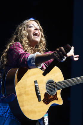 October 17, 2026, Madrid, Spain: Singer Sofía Ellar performs during a concert at the Plaza de Espana in Madrid. Madrid Spain - ZUMAs197 20261017_aaa_s197_110 Copyright: xAtilanoxGarciax