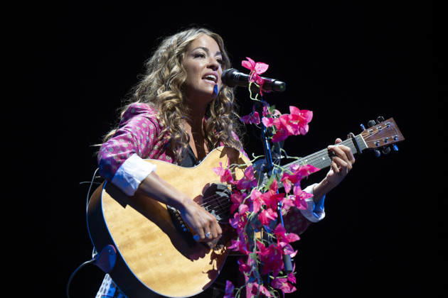 October 17, 2026, Madrid, Spain: Singer Sofía Ellar performs during a concert at the Plaza de Espana in Madrid. Madrid Spain - ZUMAs197 20261017_aaa_s197_121 Copyright: xAtilanoxGarciax