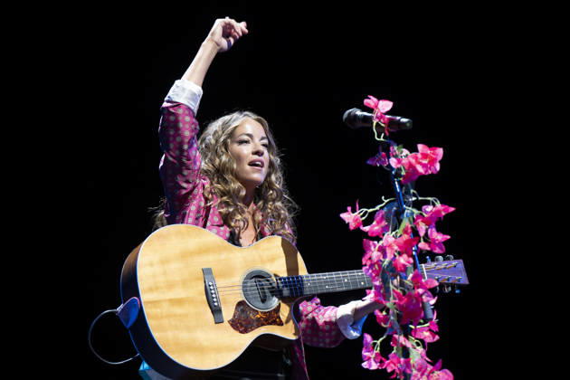 October 17, 2026, Madrid, Spain: Singer Sofía Ellar performs during a concert at the Plaza de Espana in Madrid. Madrid Spain - ZUMAs197 20261017_aaa_s197_129 Copyright: xAtilanoxGarciax