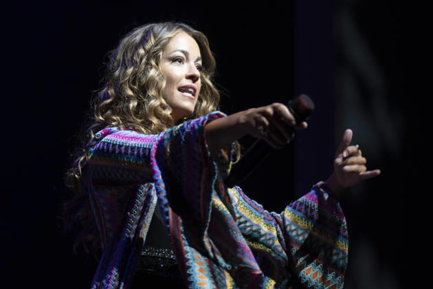 Sofía Ellar Performs in Madrid, Spain - 17 Oct 2026 Singer Sofía Ellar performs during a concert at the Plaza de Espana in Madrid. Madrid Spain Copyright: xAtilanoxGarciax xSOPAxImagesx PHOTO12775