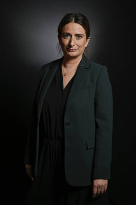 Marine Tondelier on Franc Jeu - Paris Leader of the Ecologists and French candidate for presidency Marine Tondelier poses for pictures for Franc Jeu on France 2 channel in Paris, France on October 18, 2026. Photo by Stephane Le Tellec ABACAPRESS.COM Paris France Copyright: xLexTellecxStephane ABACAx