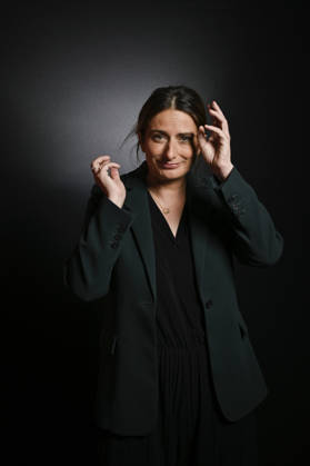 Marine Tondelier on Franc Jeu - Paris Leader of the Ecologists and French candidate for presidency Marine Tondelier poses for pictures for Franc Jeu on France 2 channel in Paris, France on October 18, 2026. Photo by Stephane Le Tellec ABACAPRESS.COM Paris France Copyright: xLexTellecxStephane ABACAx