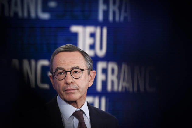 Bruno Retailleau on Franc Jeu - Paris Bruno Retailleau candidate for the 2027 presidential election poses for pictures for Franc Jeu on France 2 channel in Paris, France on October 18, 2026. Photo by Stephane Le Tellec ABACAPRESS.COM Paris France Copyright: xLexTellecxStephane ABACAx