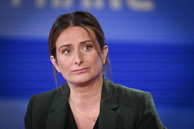 Marine Tondelier on Franc Jeu - Paris Leader of the Ecologists and French candidate for presidency Marine Tondelier poses for pictures for Franc Jeu on France 2 channel in Paris, France on October 18, 2026. Photo by Stephane Le Tellec ABACAPRESS.COM Paris France Copyright: xLexTellecxStephane ABACAx