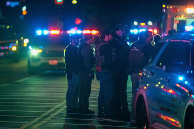 October 19, 2026, Washington, Dc, United States: A National Guard soldier was shot in the Eastern Market neighborhood of Washington, D.C. in the early hours of October 19, 2026. The guardsman tried to break up a fight but was shot by one of the participants, before the suspect was shot by other National Guard soldiers. Both the Guardsman and the suspect were taken to the hospital with non-life threatening injuries. Washington United States  - ZUMAl312 20261019_znp_l312_038 Copyright: xAndrewxLeydenx