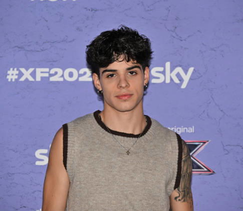 IPA89928087 - Milan, Italy: X Factor 2026 photocall featuring the 12 official contestants PAOLA IEZZI S TEAM In the photo: Manul (Manuel Gargano)  Copyright: xNickxZonnax xNickxZonnax IPA89928087
