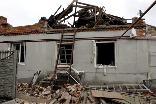 Russian troops hit Dnipro with guided bombs The premises of a house are reduced to rubble by a Russian bombardment in Dnipro, Ukraine, on October 19, 2026. On Monday morning, Russian forces launched guided aerial bombs at the eastern city, damaging private homes and infrastructure. An 84-year-old woman was hospitalised in moderate condition. Dnipro Ukraine  Copyright: xMykolaxMiakshykovx originalFilename: ukrinform-russiant261019_npQEe.jpg